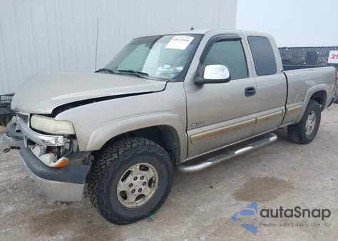 2002 Chevrolet Silverado 1500 Lt from USA, damaged, VIN 2GCEK19TX21102528
